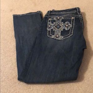 Miss Me Signature-Rise Skinny sz 32